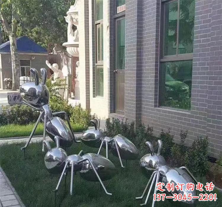 贵州不锈钢蚂蚁雕塑—精致细腻的艺术品