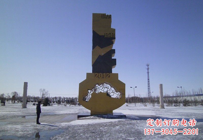 贵州不锈钢钥匙雕塑精致且具有象征意义
