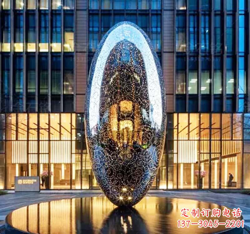 贵州不锈钢圆环雕塑抽象艺术的完美诠释