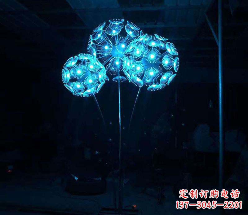 贵州不锈钢蒲公英雕塑——象征着美丽的自由