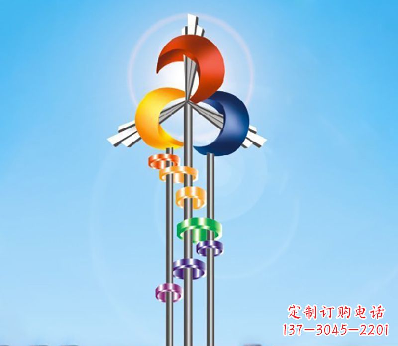 贵州不锈钢风车雕塑精美的艺术之作
