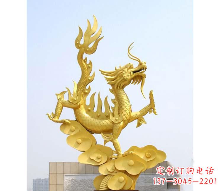贵州不锈钢虎跃雕塑——传承英雄气概