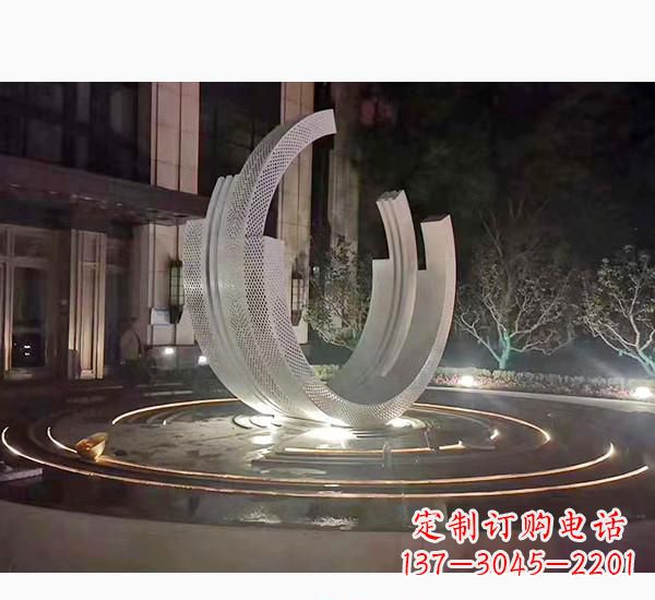 贵州不锈钢广场喷泉雕塑精美的艺术珍品