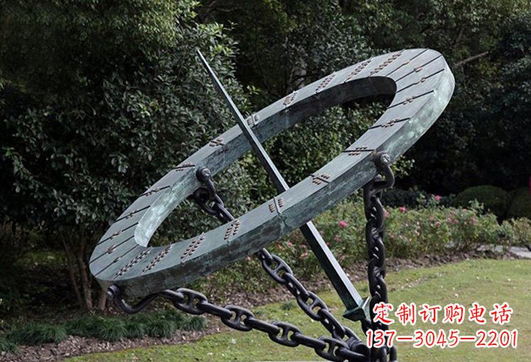 贵州不锈钢日晷雕塑精致的艺术符号
