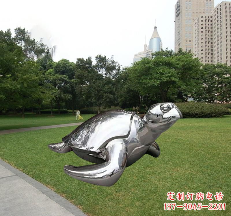 贵州不锈钢海龟雕塑传承海洋文化的象征
