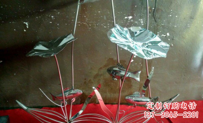 贵州不锈钢荷花雕塑