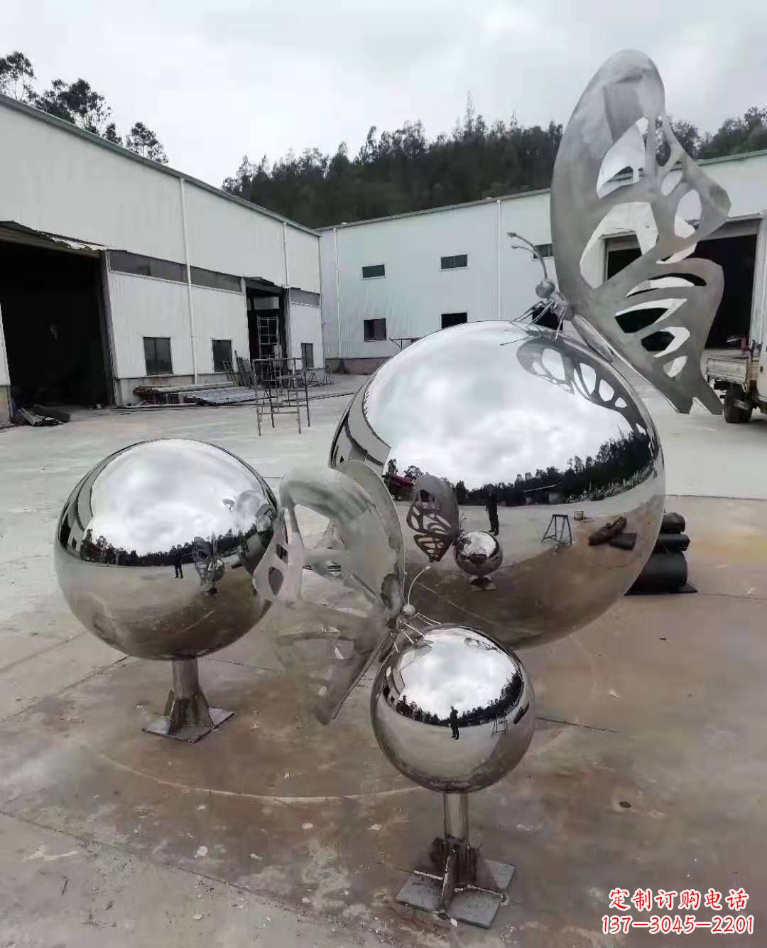 贵州不锈钢蝴蝶雕塑美丽而迷人