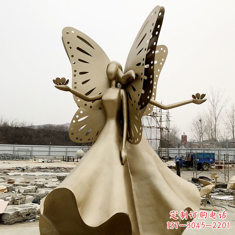 贵州不锈钢蝴蝶少女艺术与美的完美结合