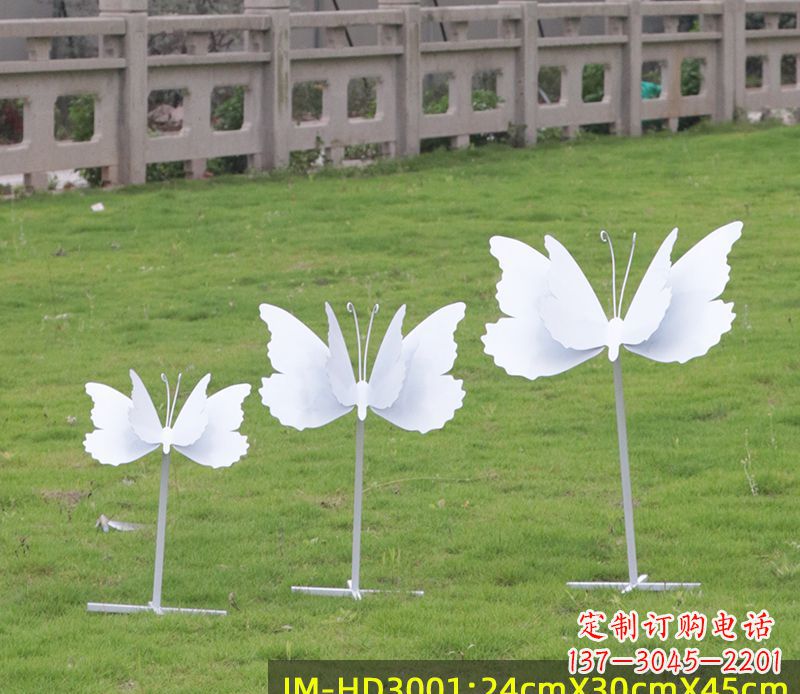 贵州不锈钢蝴蝶组合雕塑精美的艺术品