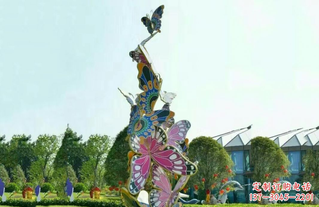 贵州不锈钢蝴蝶美丽的雕塑之美