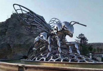 贵州不锈钢大型蜜蜂雕塑铸造出精美绝伦的艺术杰作
