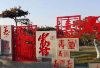 贵州福禄寿雕塑不锈钢公园的精美礼物
