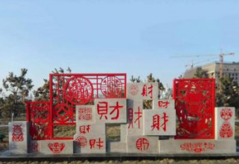 贵州不锈钢福禄寿雕塑象征着美好生活