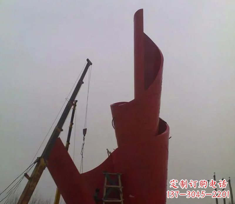 贵州不锈钢火炬雕塑点燃社会进步的火炬