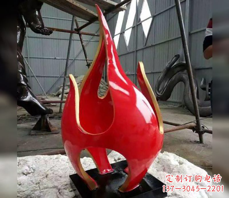 贵州不锈钢火龙果雕塑传承传统文化的艺术品