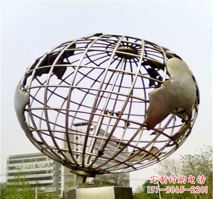 贵州不锈钢地球仪雕塑让美景永恒