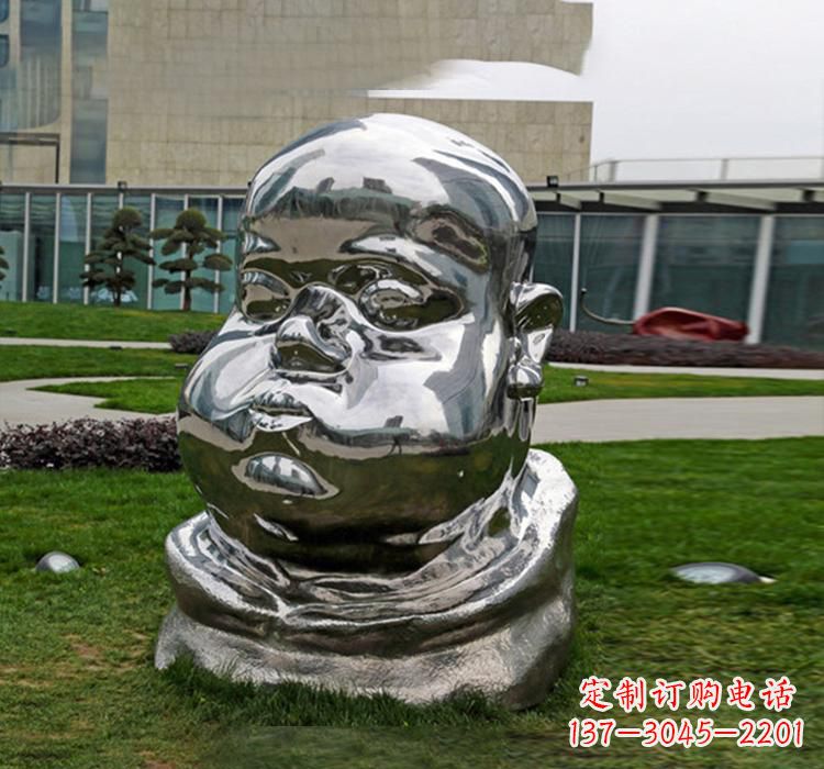 贵州精美不锈钢儿童雕塑