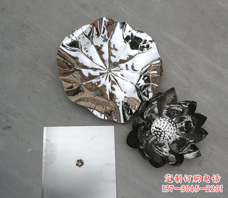 贵州不锈钢荷叶公园景观雕塑