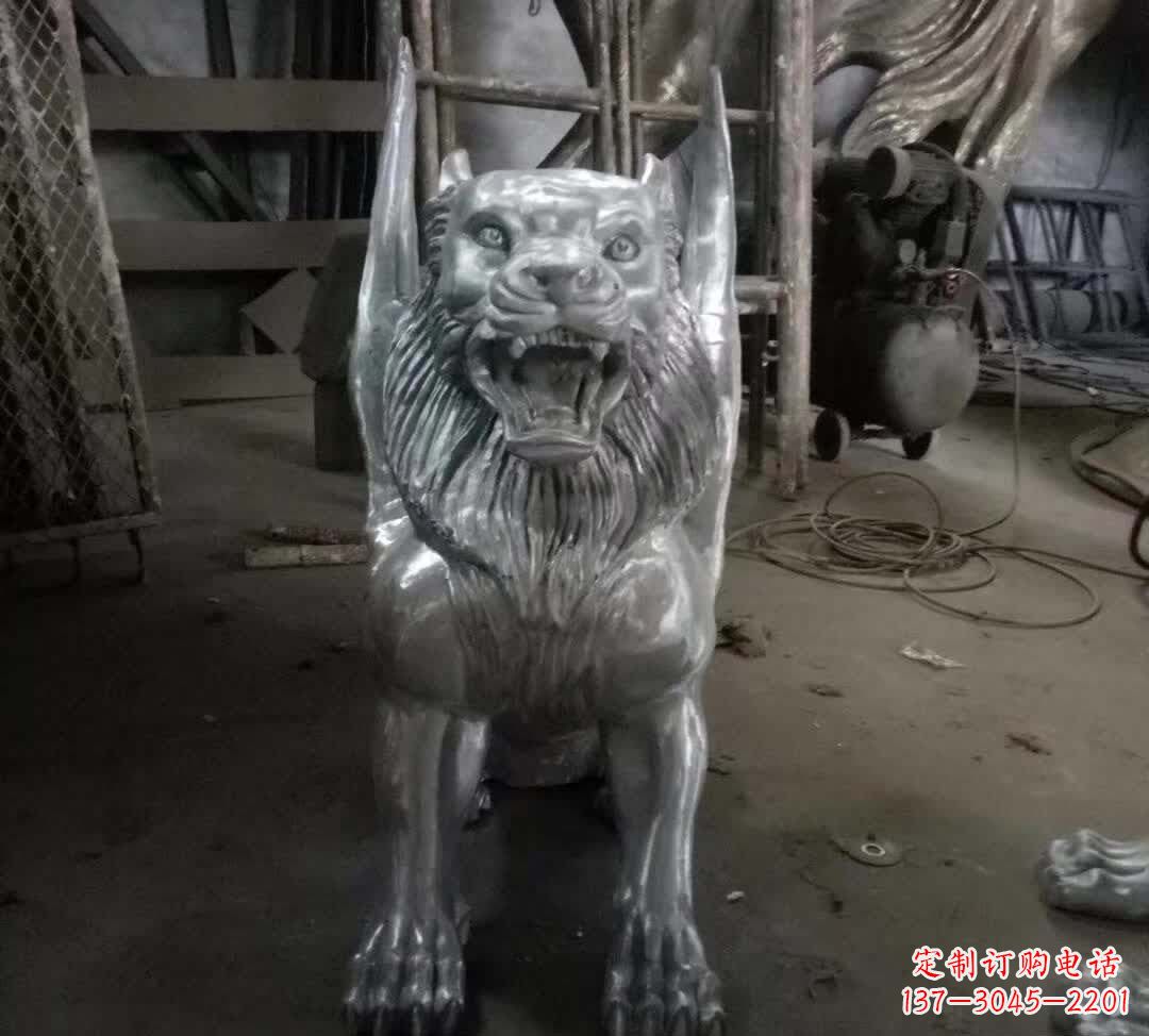 贵州不锈钢老虎雕塑经典的艺术品