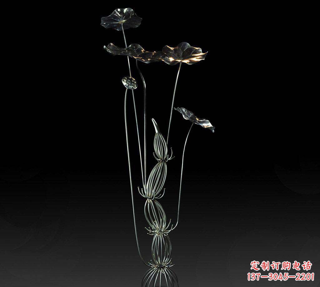 贵州不锈钢荷叶雕塑精致优雅的艺术宝藏