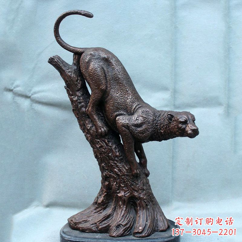 贵州不锈钢猎豹雕塑经典之美