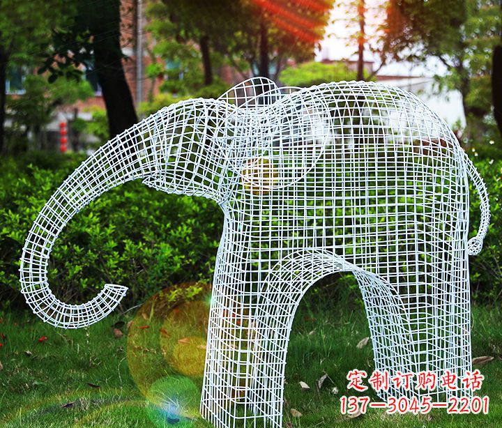 贵州不锈钢大象雕塑给城市带来美丽的艺术