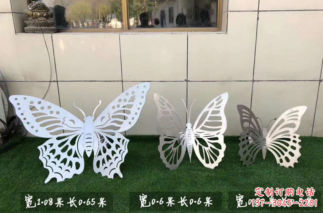 贵州不锈钢镂空蝴蝶公园雕塑——精美绝伦