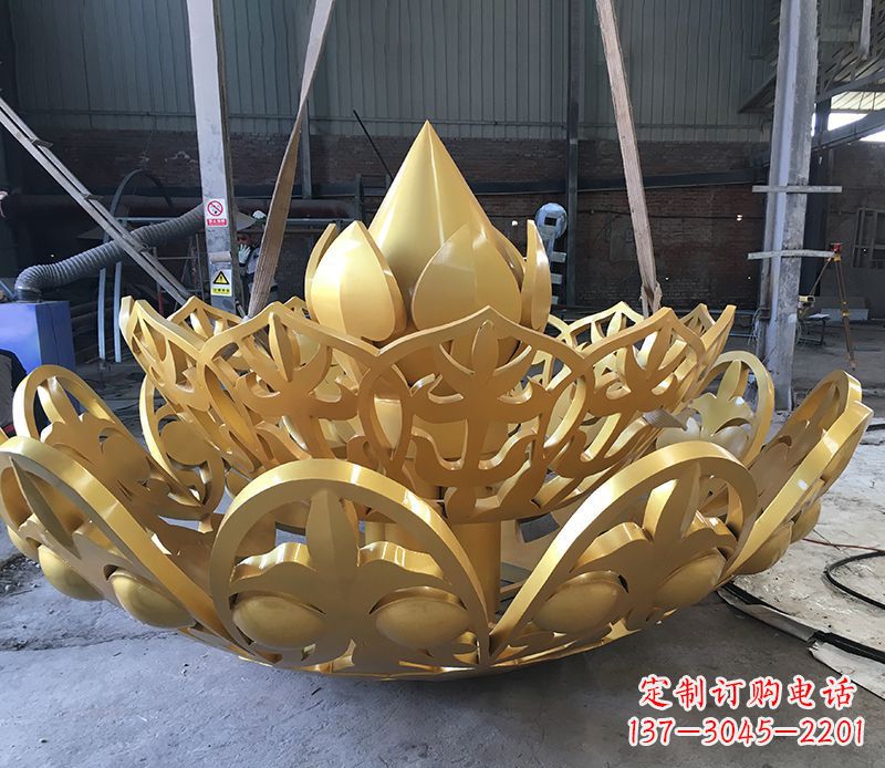 贵州不锈钢莲花雕塑精美绝伦