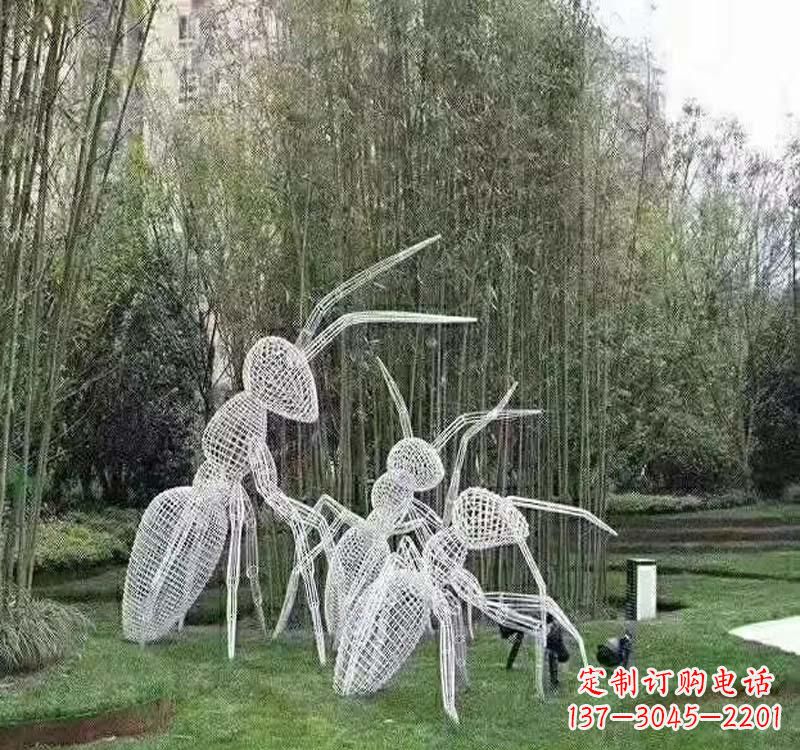 贵州不锈钢镂空蚂蚁雕塑艺术细节的精彩绝伦