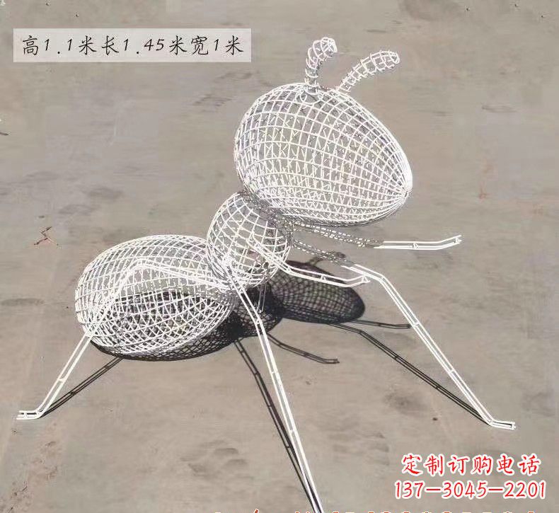 贵州不锈钢镂空蚂蚁雕塑