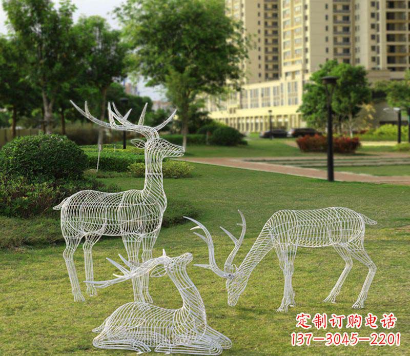 贵州精美梅花鹿雕塑，传承祖先文化瑰宝