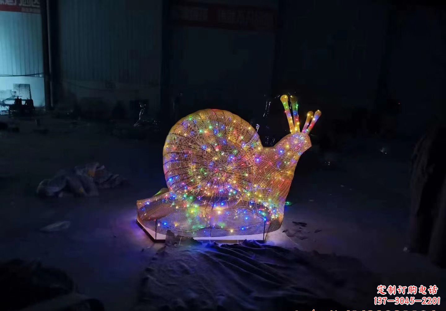 贵州不锈钢镂空蜗牛雕塑精致美观的艺术品