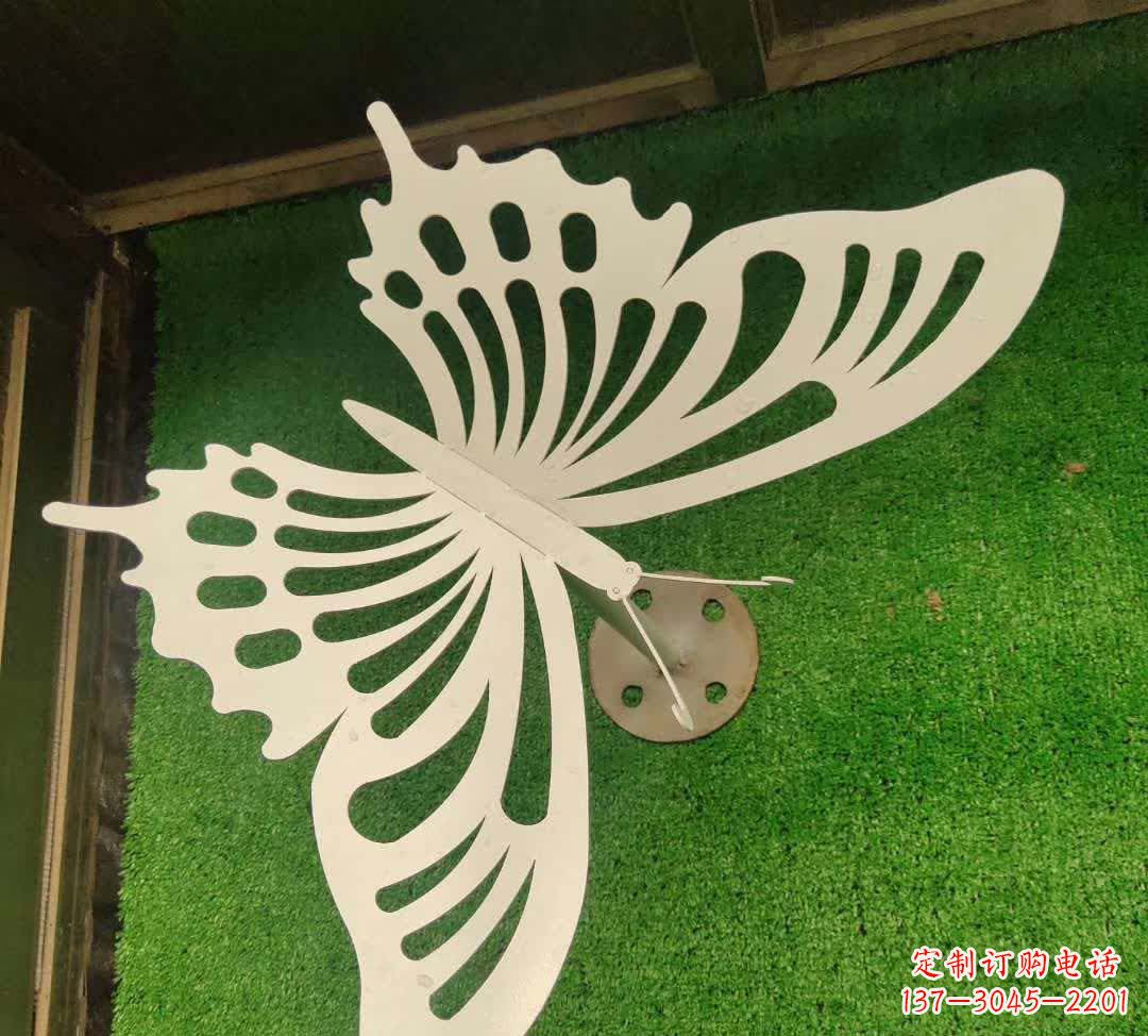 贵州不锈钢镂空蝴蝶雕塑灵动翩跹