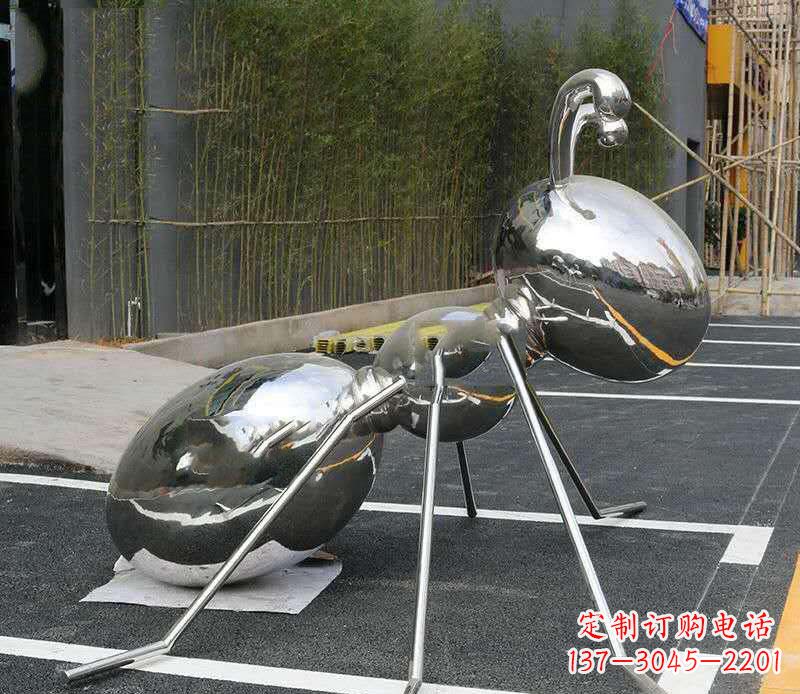 贵州不锈钢蚂蚁雕塑——艺术的融合
