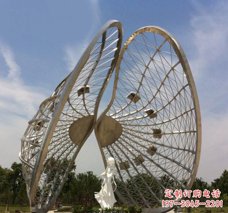 贵州不锈钢美陈贝壳雕塑精美的艺术品