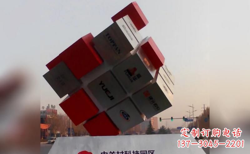 贵州不锈钢魔方雕塑艺术精灵的精彩表现