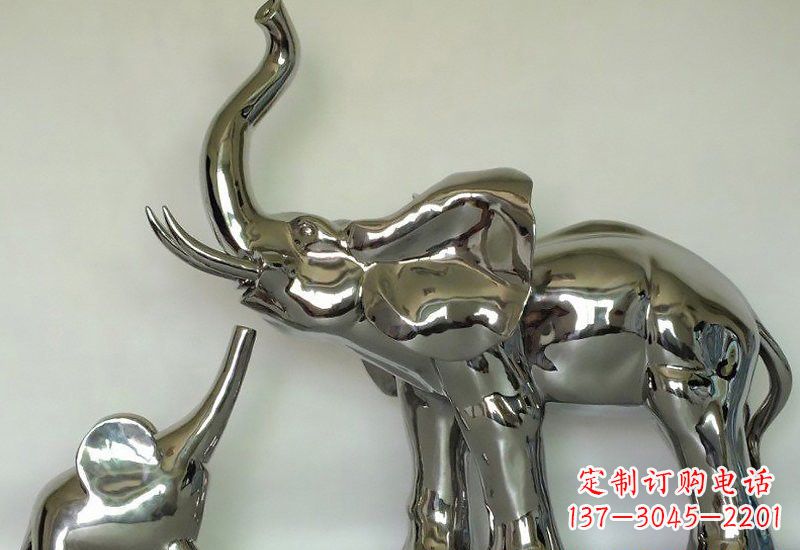 贵州不锈钢大象雕塑