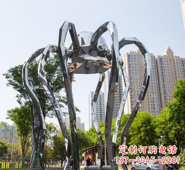贵州精致的不锈钢螃蟹雕塑