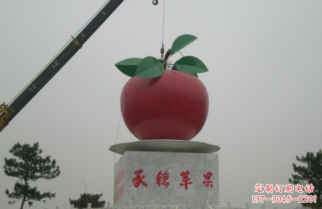 贵州不锈钢苹果雕塑精美绝伦的艺术杰作