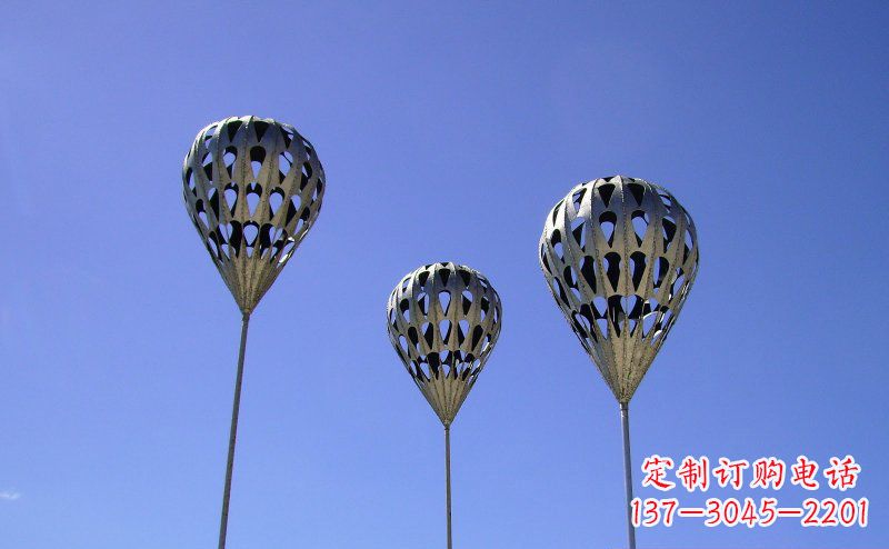 贵州不锈钢气球雕塑把美丽带回大自然