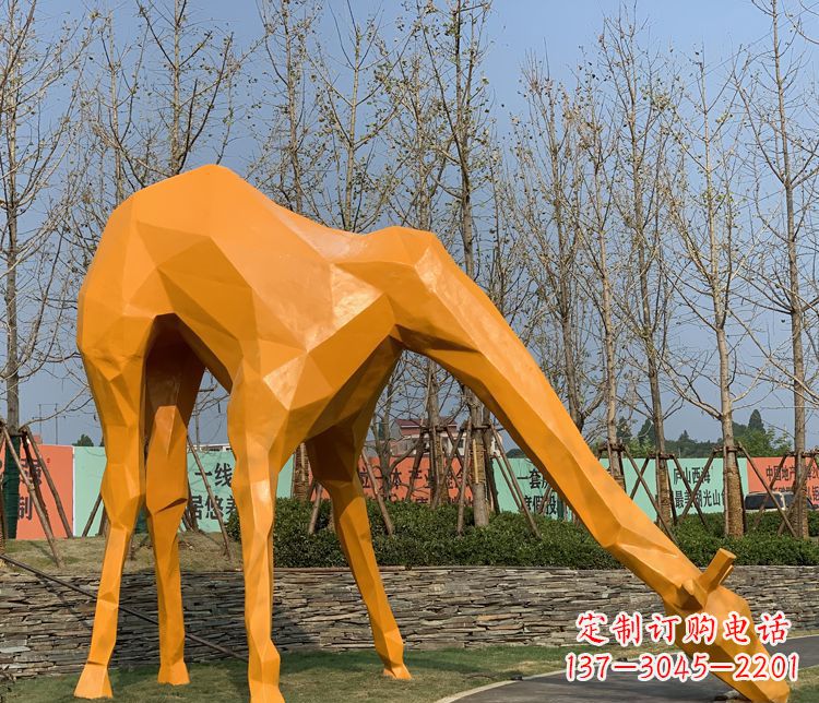 贵州不锈钢雕刻的精美动物雕塑