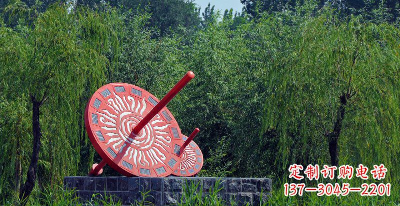 贵州不锈钢日晷校园雕塑点亮校园时光