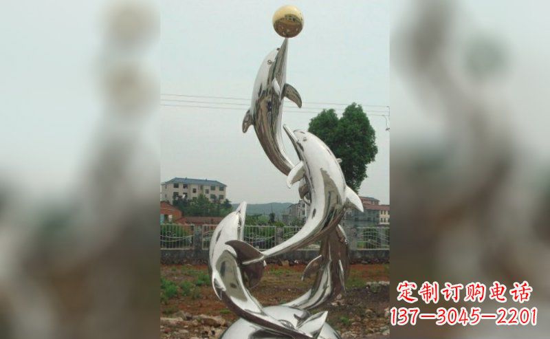 贵州不锈钢海豚雕塑的美丽