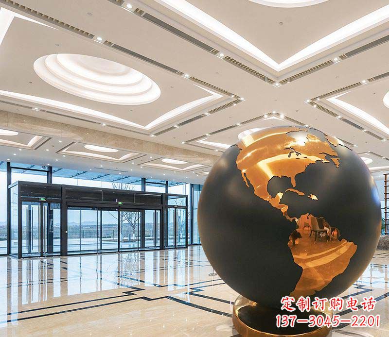 贵州不锈钢地球仪雕塑精美绝伦