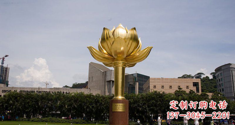 贵州不锈钢莲花雕塑——精美的艺术品