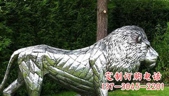 贵州不锈钢狮子雕塑拥有经典古典风格