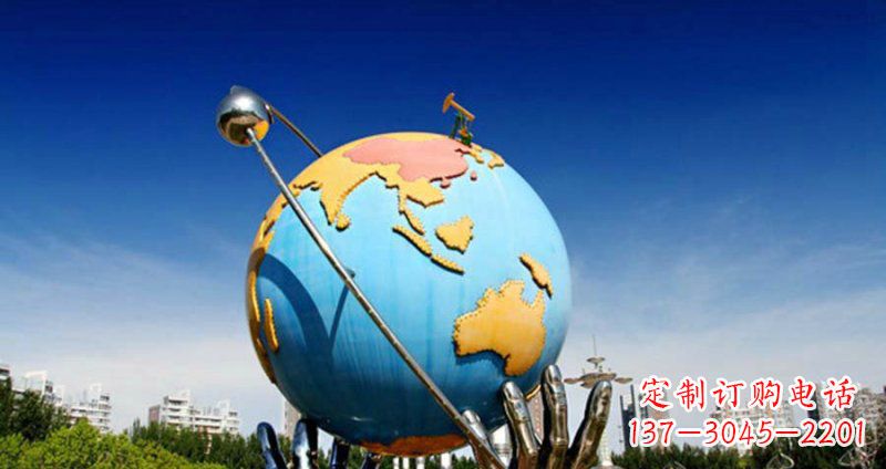 贵州不锈钢地球雕塑一个充满环保意义的艺术品