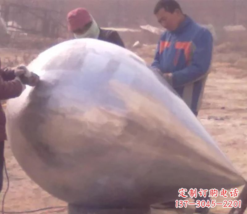 贵州不锈钢水滴雕塑精致美丽的艺术品