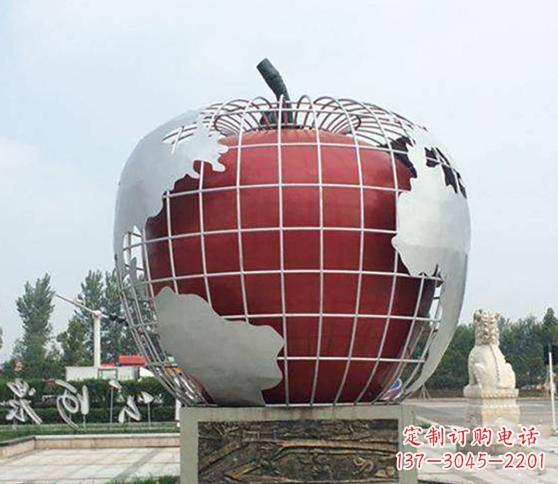 贵州不锈钢水果雕塑艺术品精美绝伦