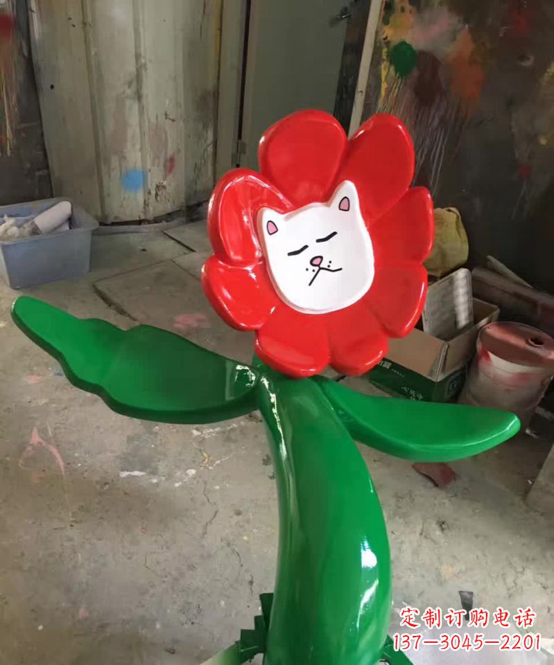 贵州不锈钢太阳花雕塑美丽的景观装饰